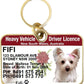 NSW Heavy Vehicle License Licence dog tag