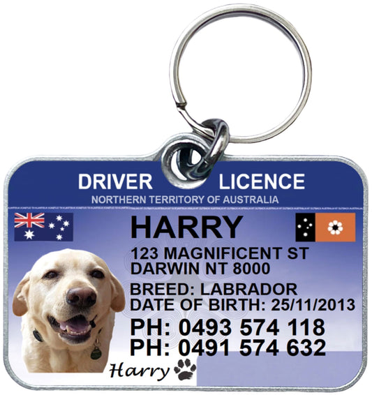 Pet Dog Cat License ID collar tag