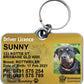 Queensland driver license licence ID collar tag