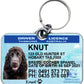 Tasmania driver license pet dog cat custom ID tag